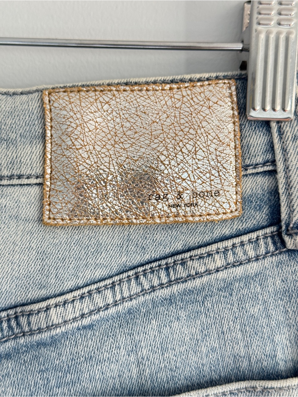 rag & bone Wren High-Rise Slim Ankle Jeans Emma Wash Size 25 - Picture 7 of 16